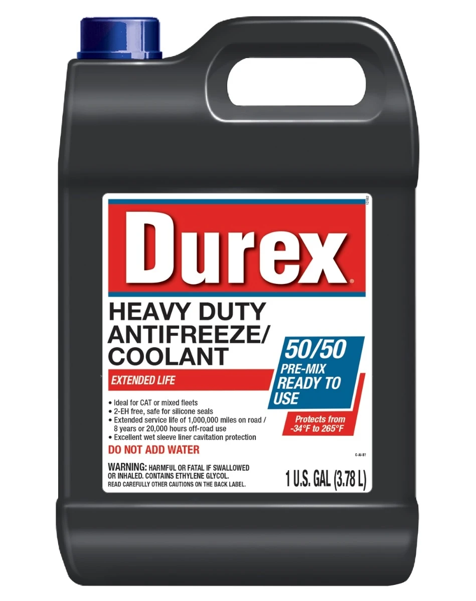 Durex DX9 Heavy Duty Extended Life 50/50 Pre-Mix Antifreeze / Coolant – 1 Gallon 3 Durex DX9 Heavy Duty Extended Life 50/50 Pre-Mix Antifreeze / Coolant – 1 Gallon