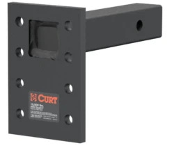 ADJUSTABLE PINTLE MOUNT (2" SHANK, 10,000 LBS., 7" HIGH, 8" LONG)