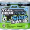 Sellars ToolBox Blue Shop Towels, 6 Pack -Deals L&M Supply Store 48600019