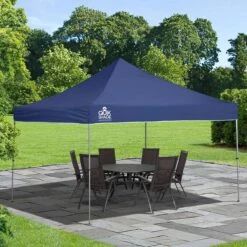 ShelterLogic Weekender Elite WE144 Straight Leg Pop-Up Canopy, 12 Ft. X 12 Ft. Twilight Blue -Deals L&M Supply Store 72640059 2