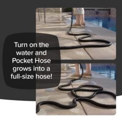 As Seen On TV Silver Bullet Pocket Garden Hose -Deals L&M Supply Store 7920187 5 1