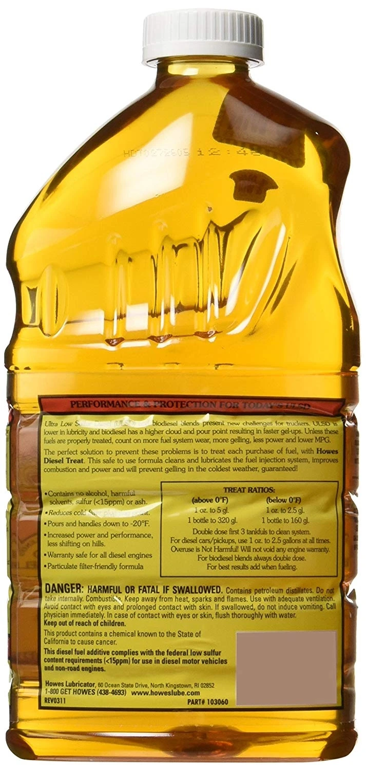 Howes 'Diesel Treat' Diesel Conditioner And Anti-Gel - 64 Oz. 4 Howes 'Diesel Treat' Diesel Conditioner And Anti-Gel - 64 Oz. - Image 2