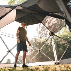 Territory Tents 6-Sided Screen Tent, Slate Grey -Deals L&M Supply Store territory family 40